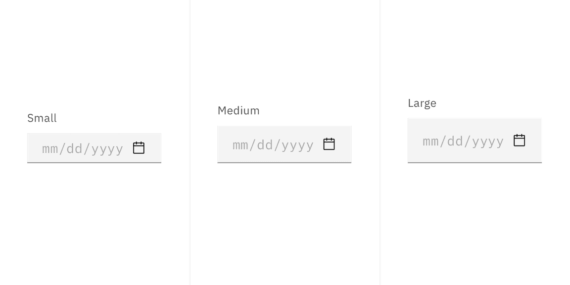 Default input size example